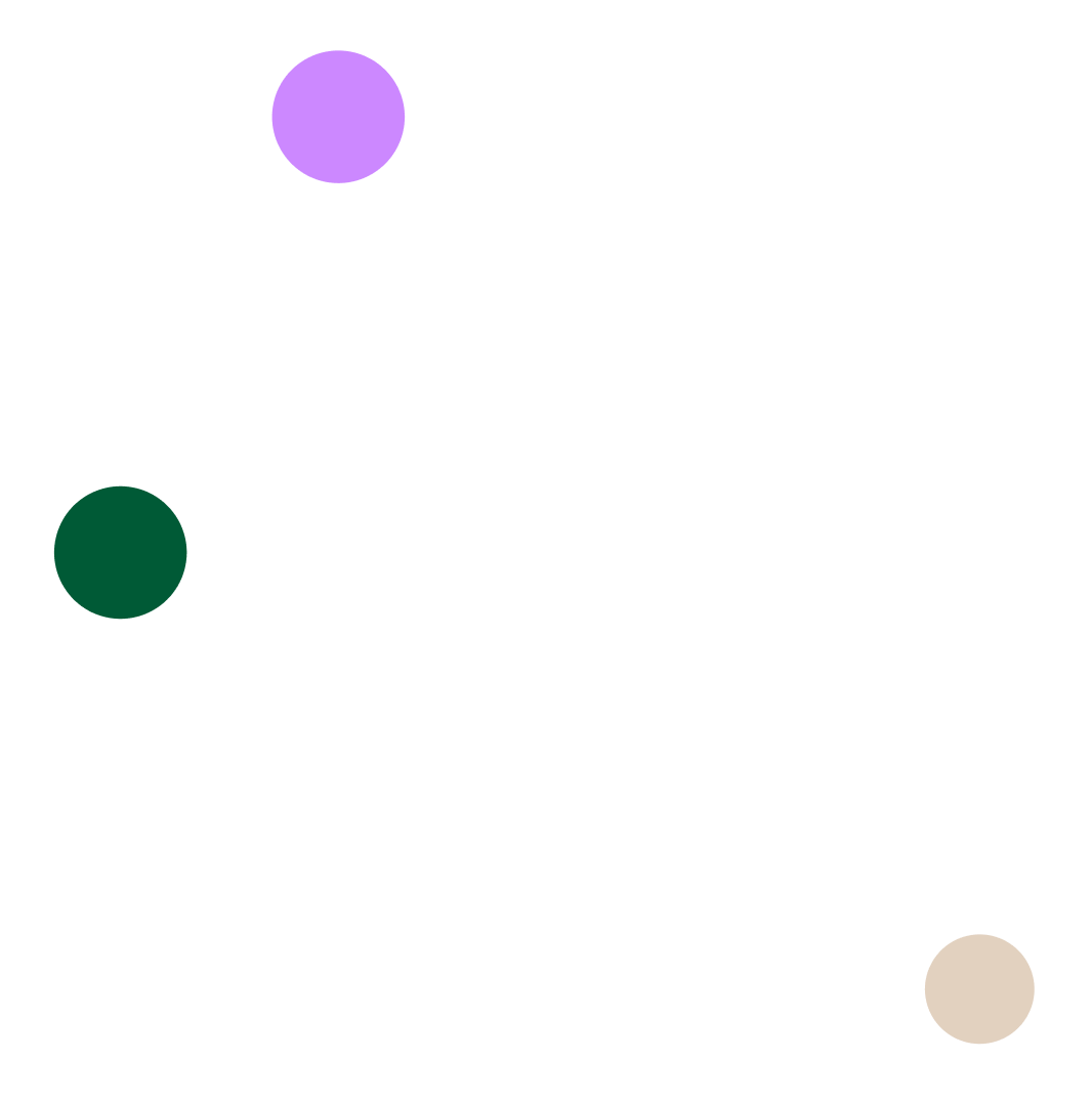 A image of a concrete sphere, balanced between two other larger spheres