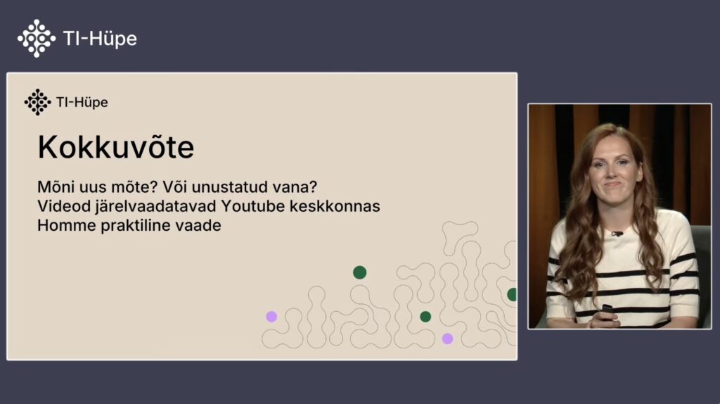 Esimese koolituspäeva kokkuvõte (Piret Oppi)